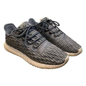 Adidas Tubular Diamond Pattern Running Shoes Sneaker Shadow Onix Gray 8